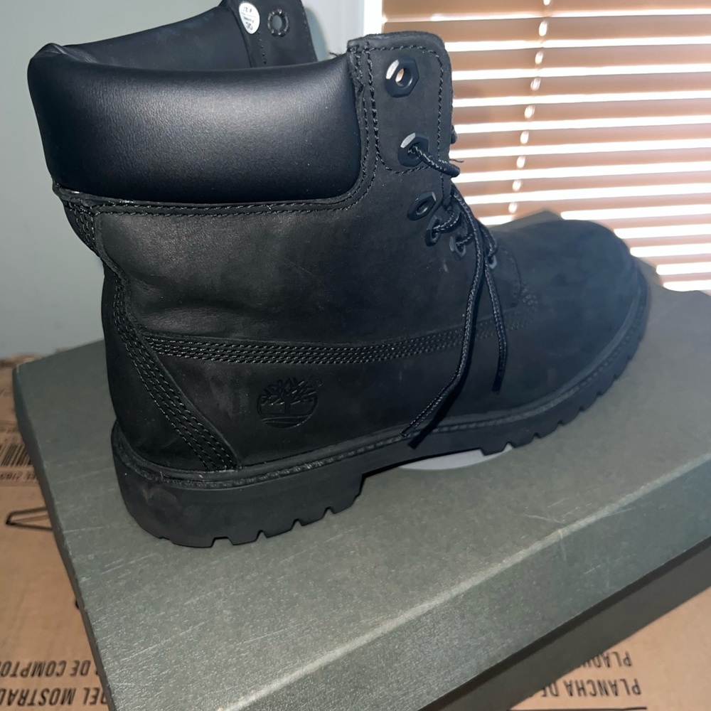 Black Timberland Boot .